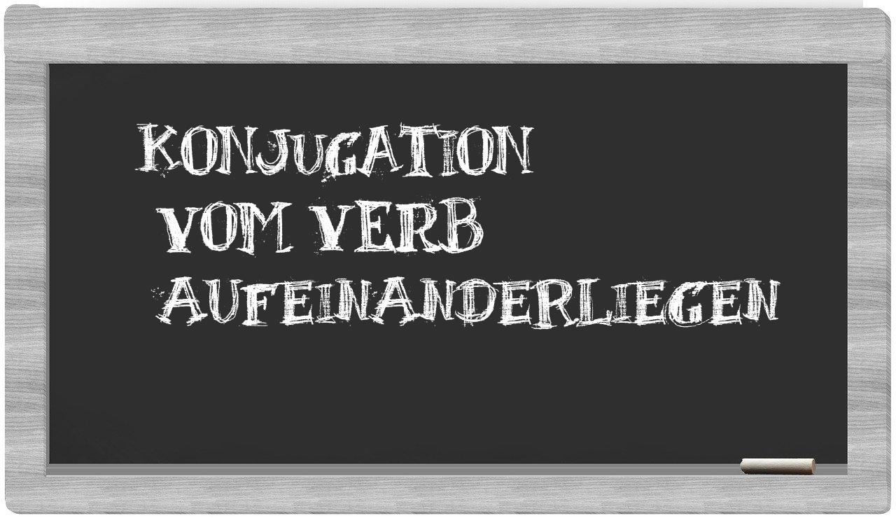 ¿aufeinanderliegen en sílabas?