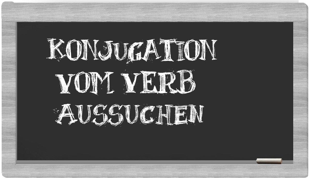 ¿aussuchen en sílabas?