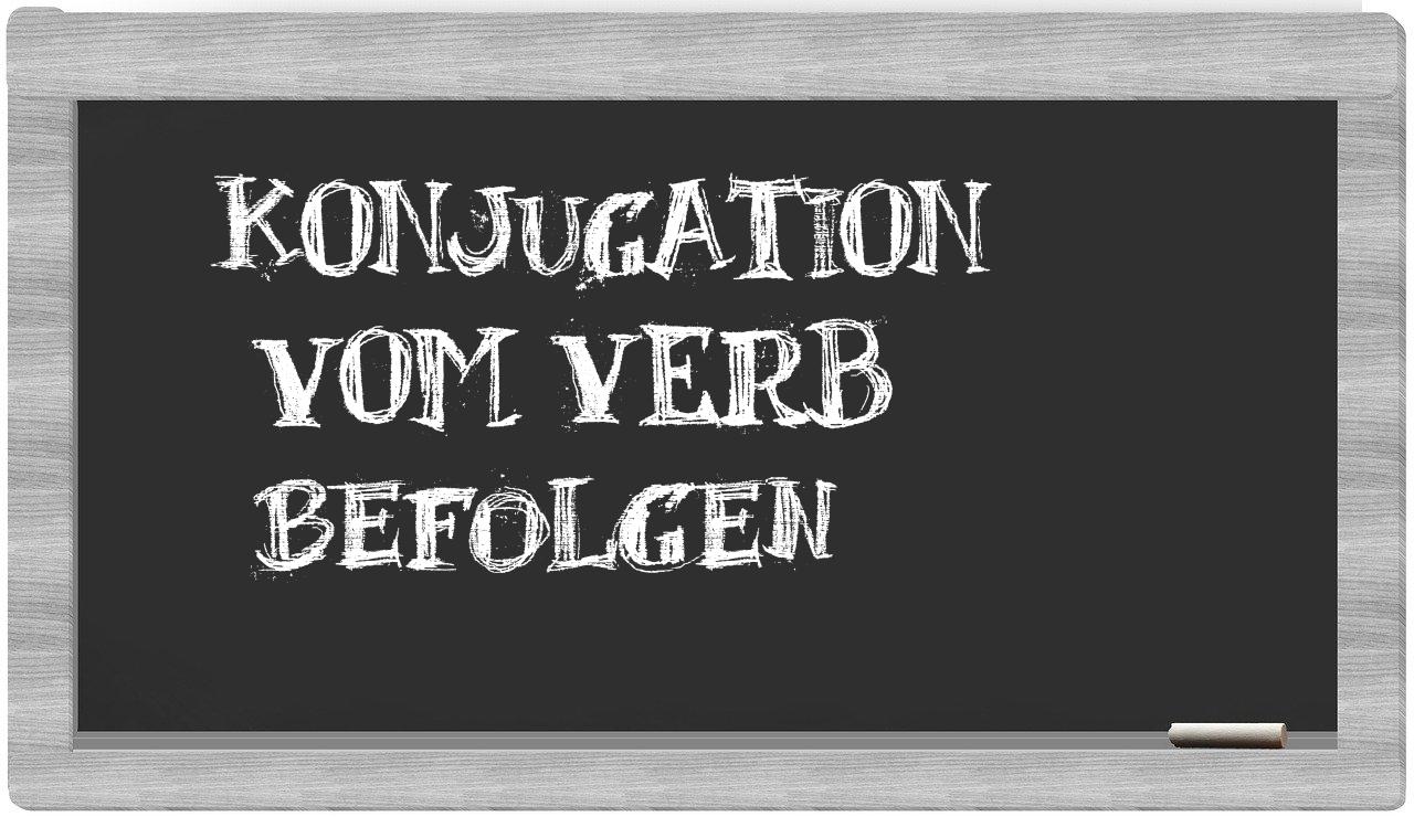 ¿befolgen en sílabas?