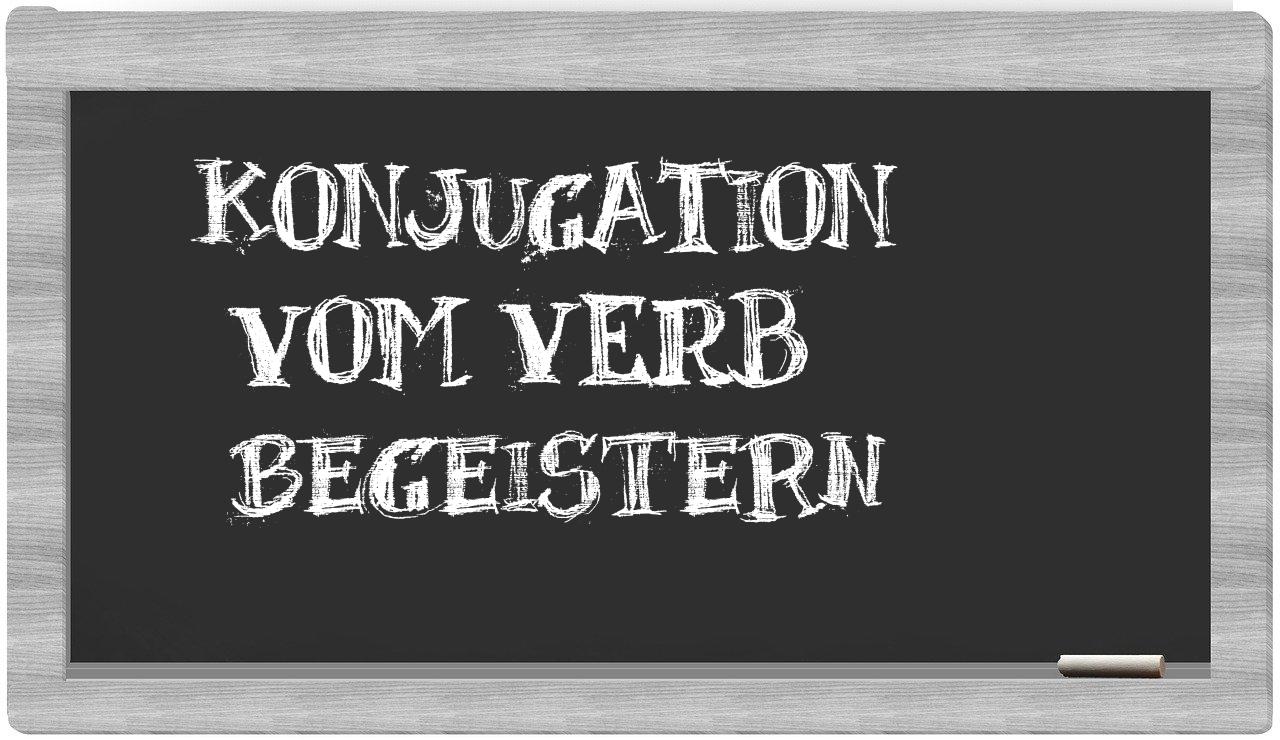¿begeistern en sílabas?