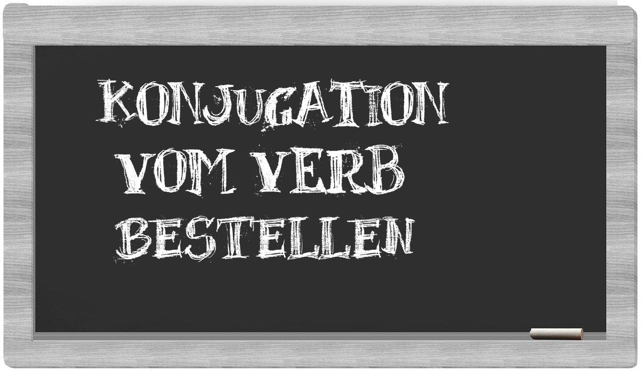 ¿bestellen en sílabas?