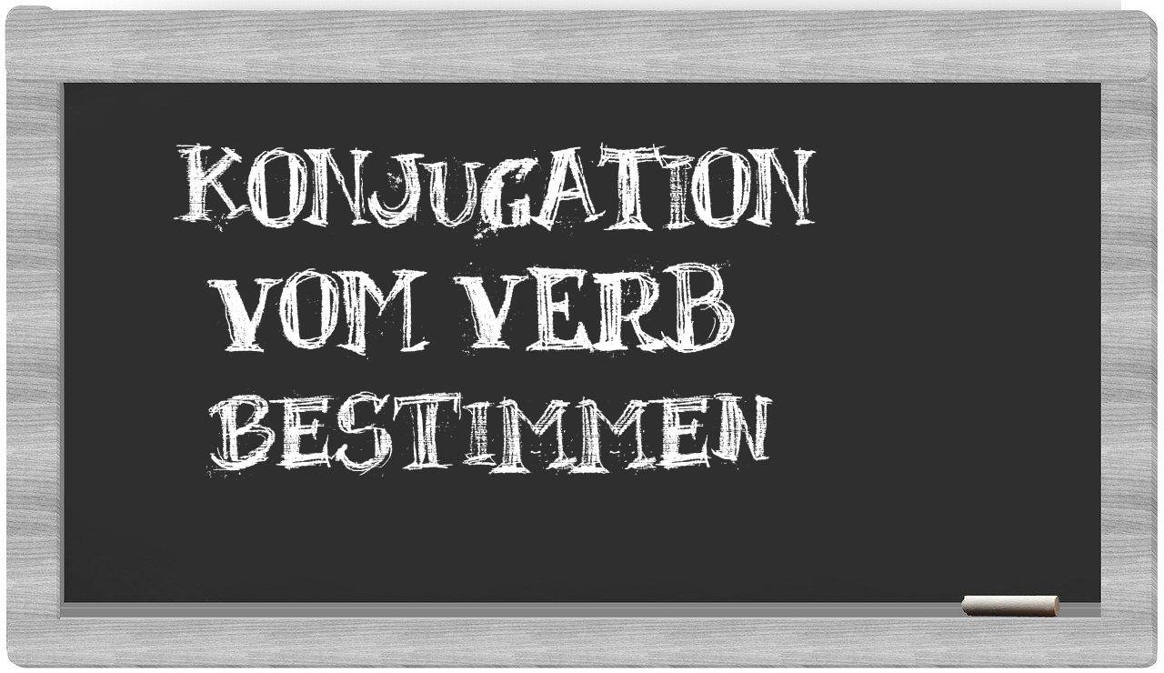 ¿bestimmen en sílabas?