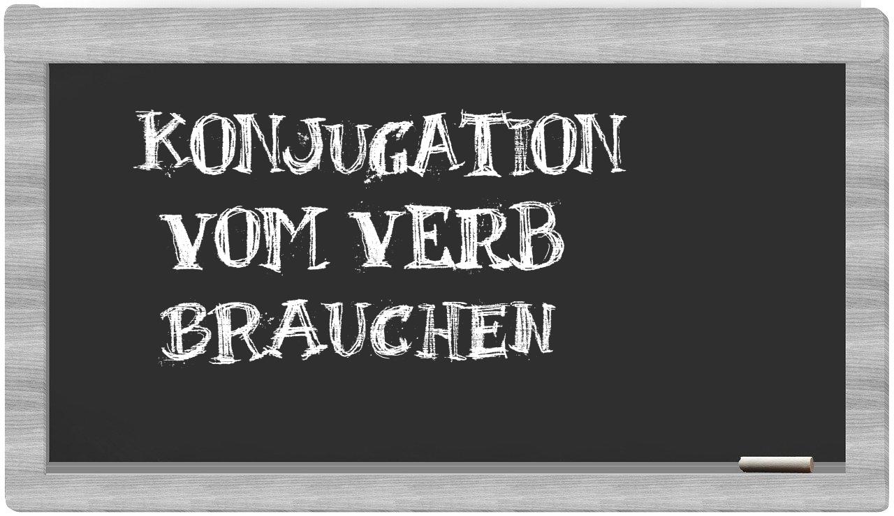 ¿brauchen en sílabas?