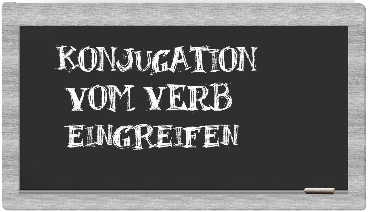 ¿eingreifen en sílabas?