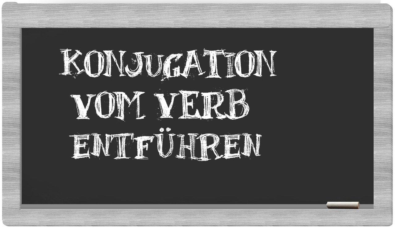 ¿entführen en sílabas?