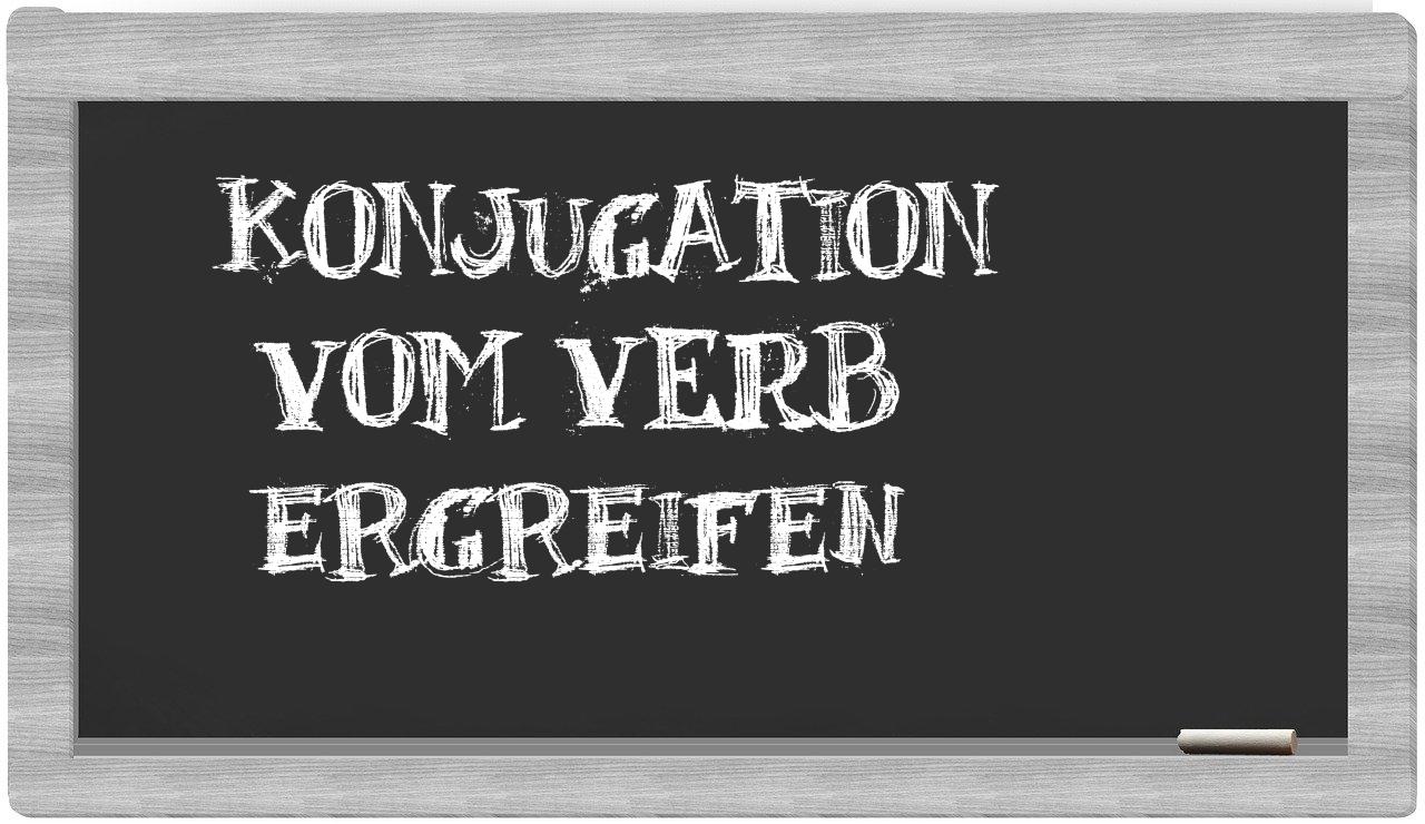 ¿ergreifen en sílabas?