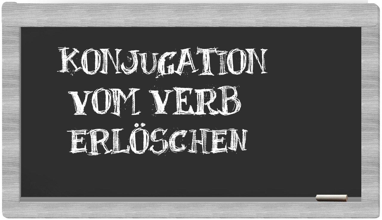 ¿erlöschen en sílabas?
