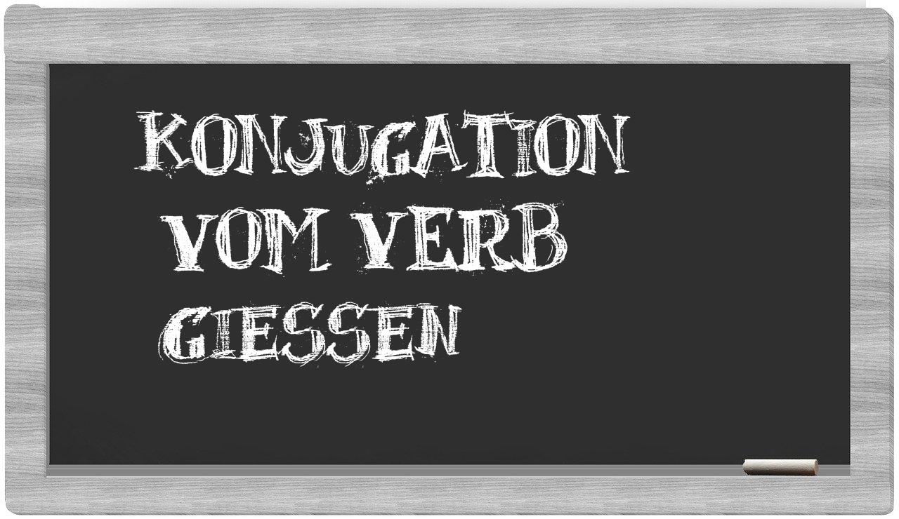 ¿gießen en sílabas?
