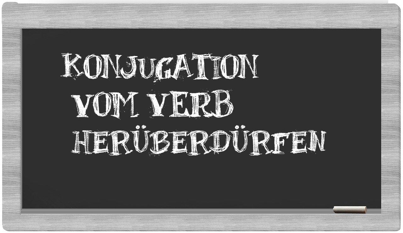 ¿herüberdürfen en sílabas?