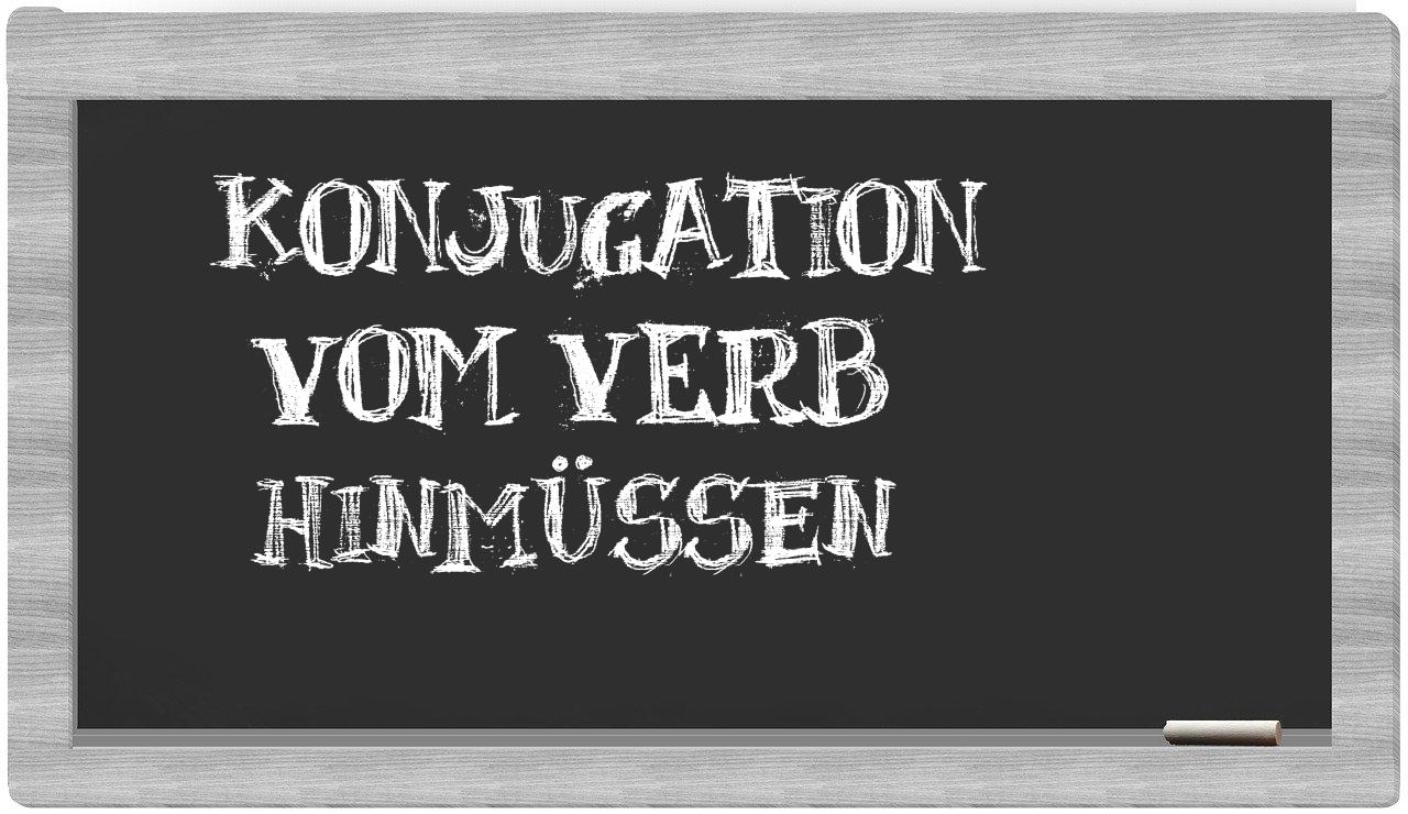 ¿hinmüssen en sílabas?