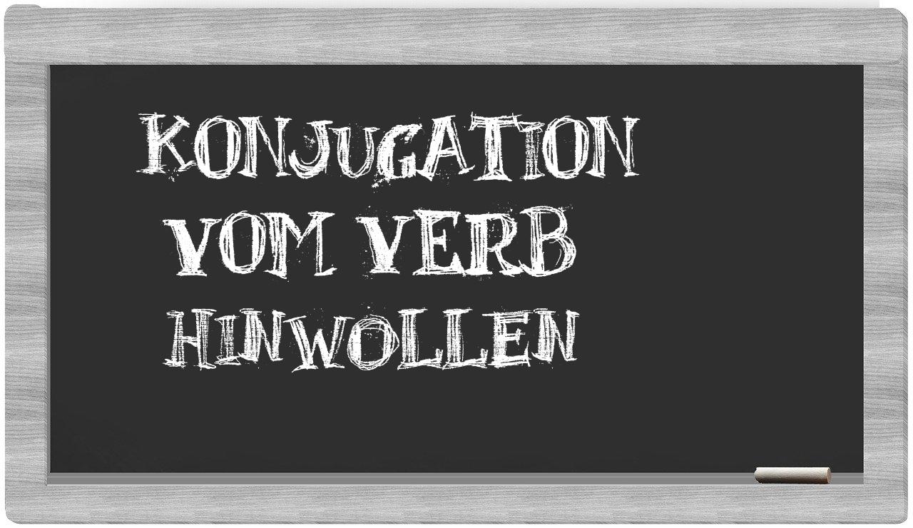 ¿hinwollen en sílabas?