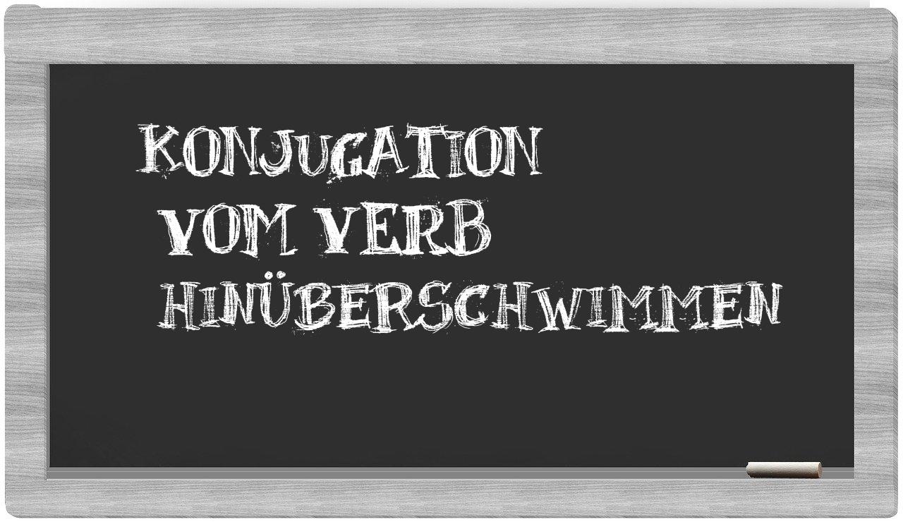 ¿hinüberschwimmen en sílabas?