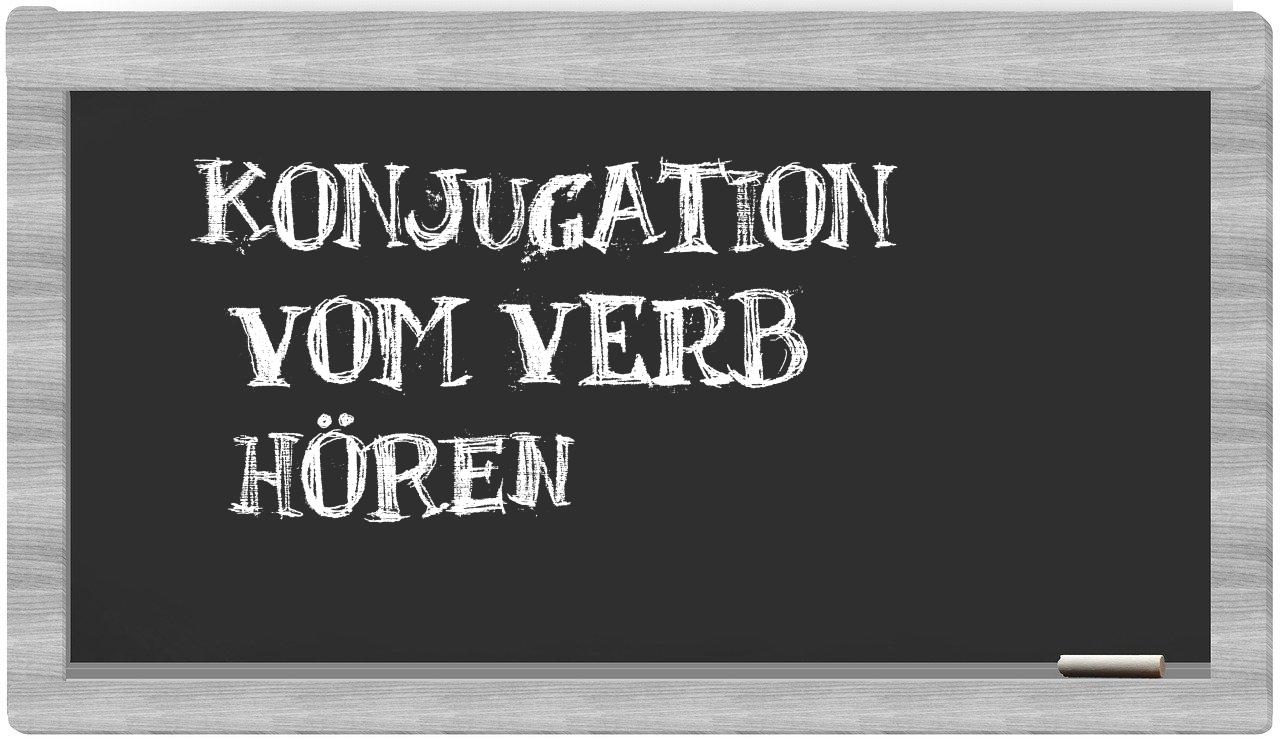 ¿hören en sílabas?