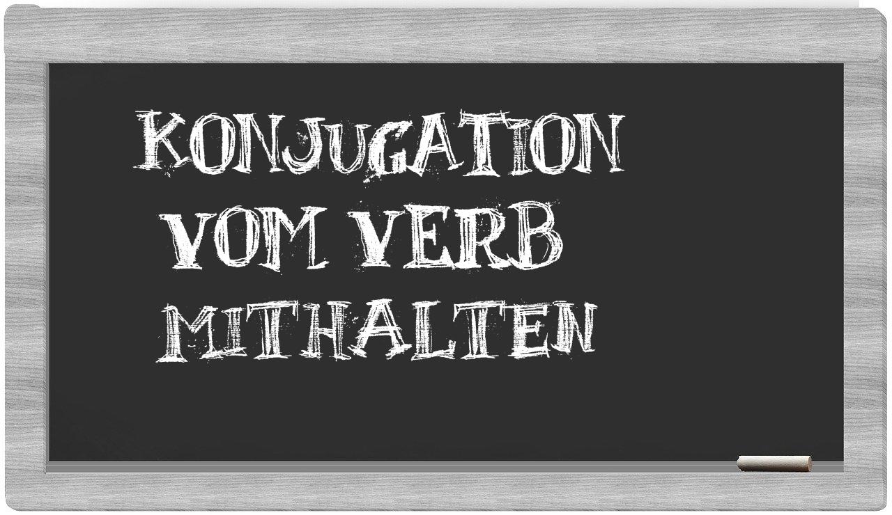 ¿mithalten en sílabas?