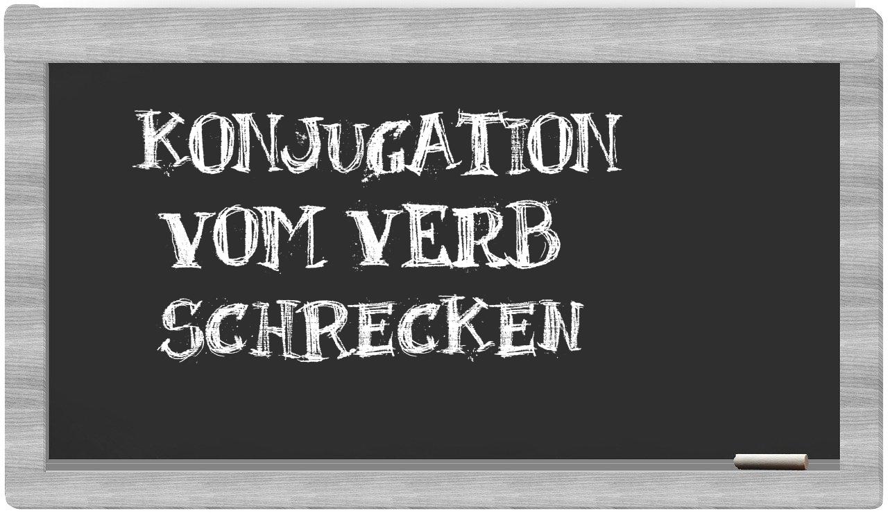 ¿schrecken en sílabas?