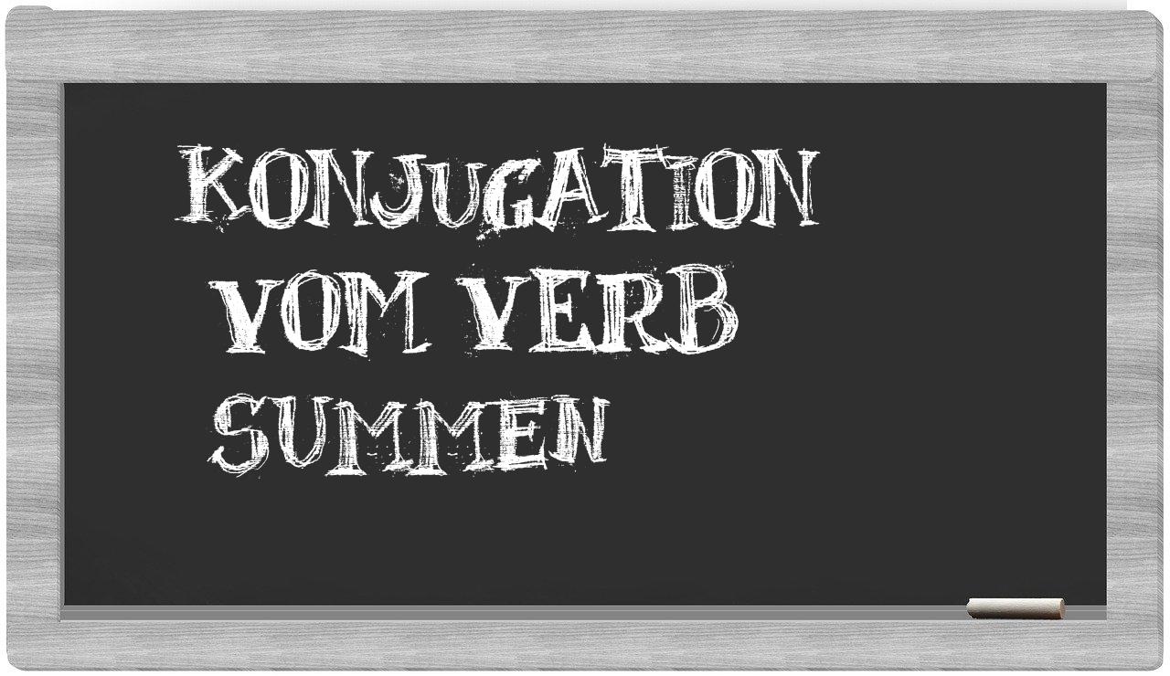 ¿summen en sílabas?