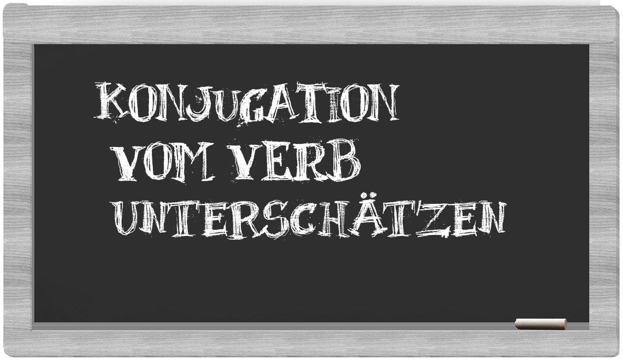 ¿unterschätzen en sílabas?
