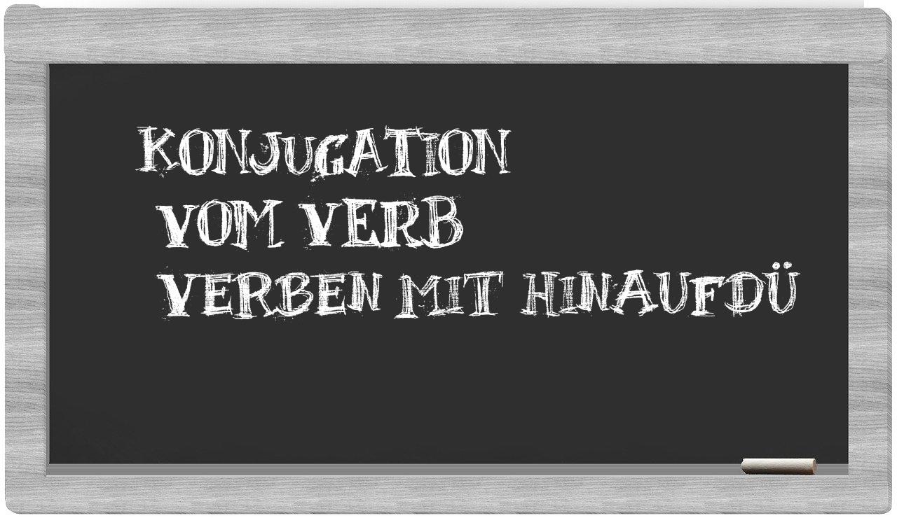 ¿verben mit hinaufdü en sílabas?