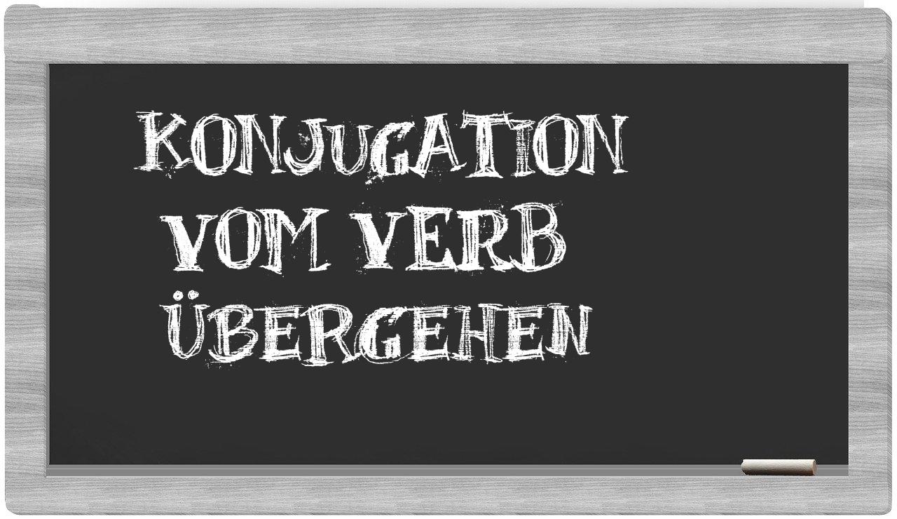 ¿übergehen en sílabas?